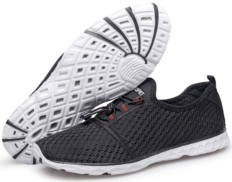 DOUSSPRT Women's Water Shoes Quick Drying Sports Aqua Shoes Black Size 8 - Image 5